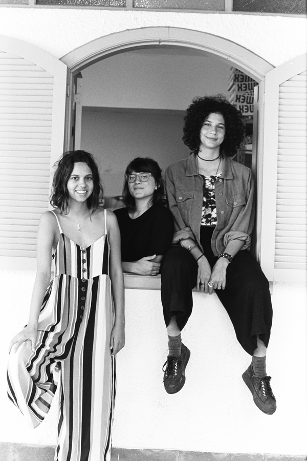 Olivia Silveira, Marina Bittencourt e Ana Luiza Nigri - Projeto fio  (Foto: Divulgação)