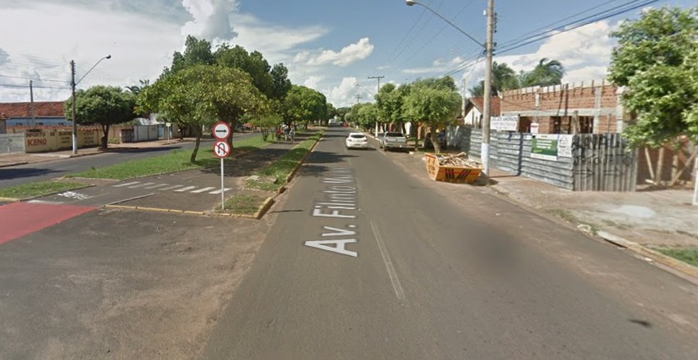 Acidente aconteceu na região central de Três Lagoas — Foto: Reprodução/ Google Maps 
