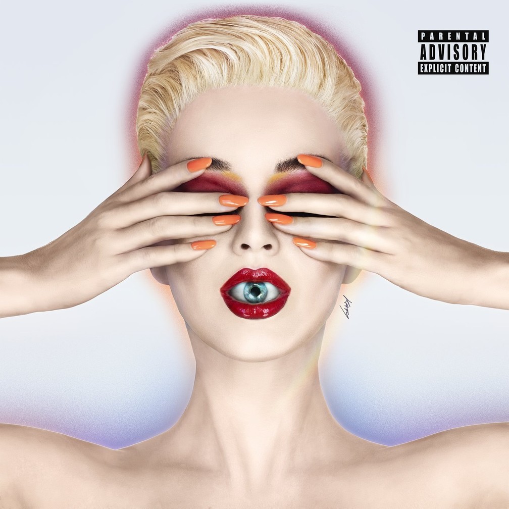 Katy Perry na capa de 'Witness' (Foto: Divulgação)