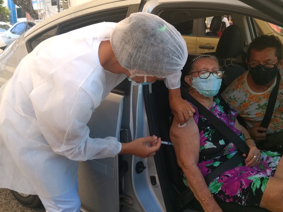 Idosos acima de 80 anos vão poder ser vacinados — Foto: Divulgação/Prefeitura de Natal