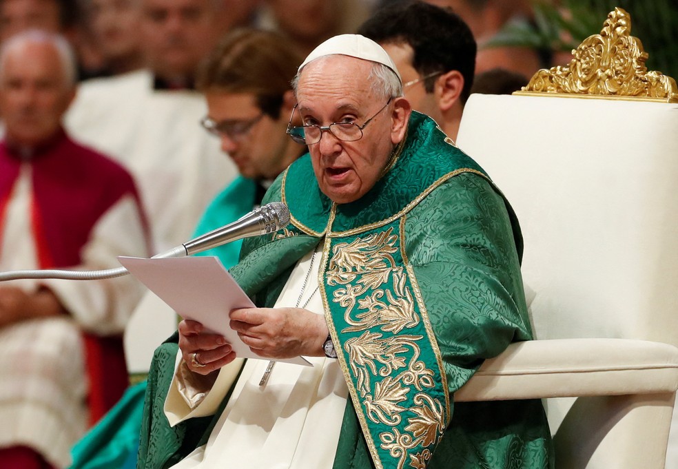 Papa Francisco no Vaticano em 30 de agosto de 2022 — Foto: Remo Casilli/REUTERS