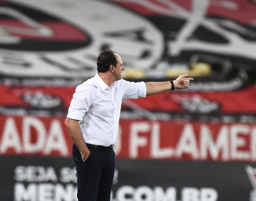 Rogério Ceni, técnico do Flamengo — Foto: André Durão / ge