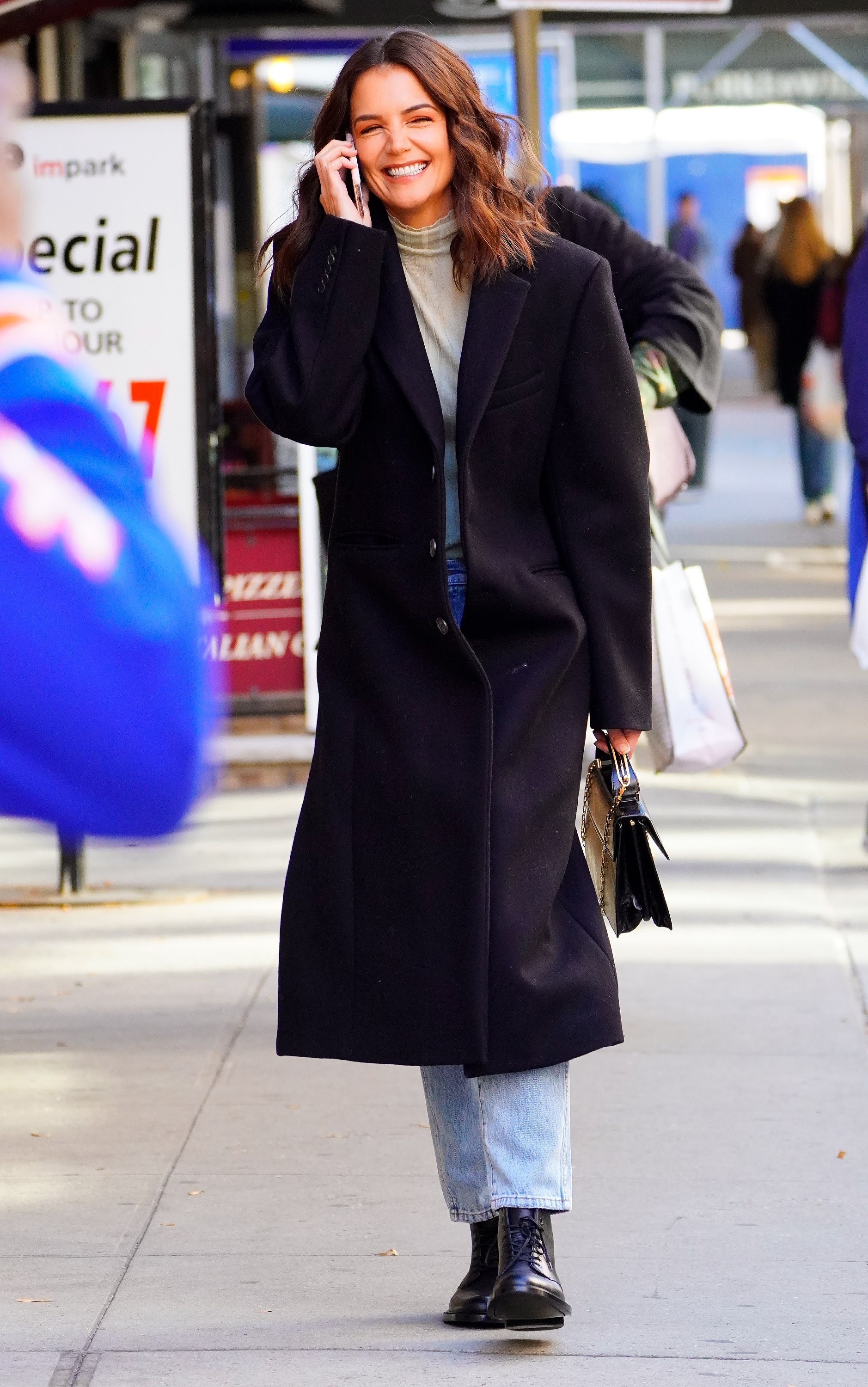 Katie Holmes em Nova York (Foto: Getty Images)