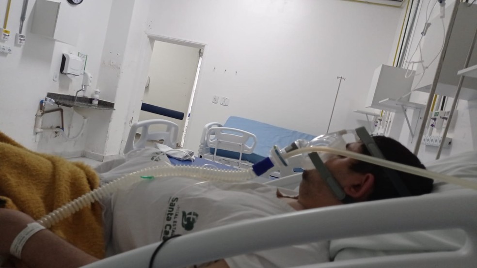 PM está internado — Foto: Arquivo pessoal