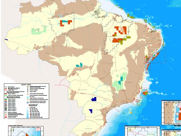 Leilão da ANP vai oferecer 266 blocos em áreas terrestres e marítimas de 12 estados  (Foto: Divulgação)