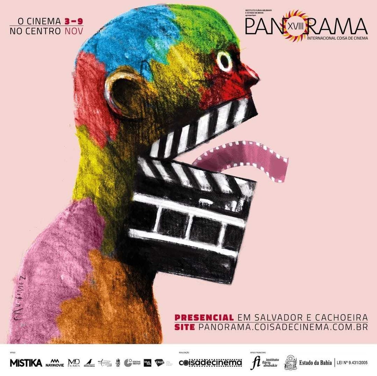 XVIII Panorama Internacional Coisa de Cinema acontece de 3 a 9/11 - Globo