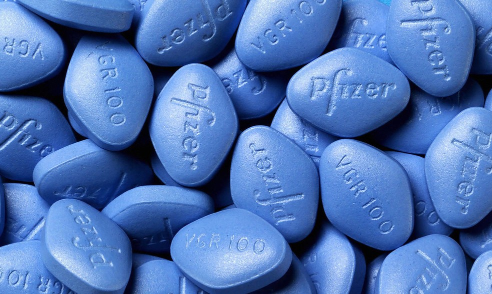 Viagra foi aprovado pela FDA nos EUA em 27 de maro de 1998 — Foto: HO/AFP
