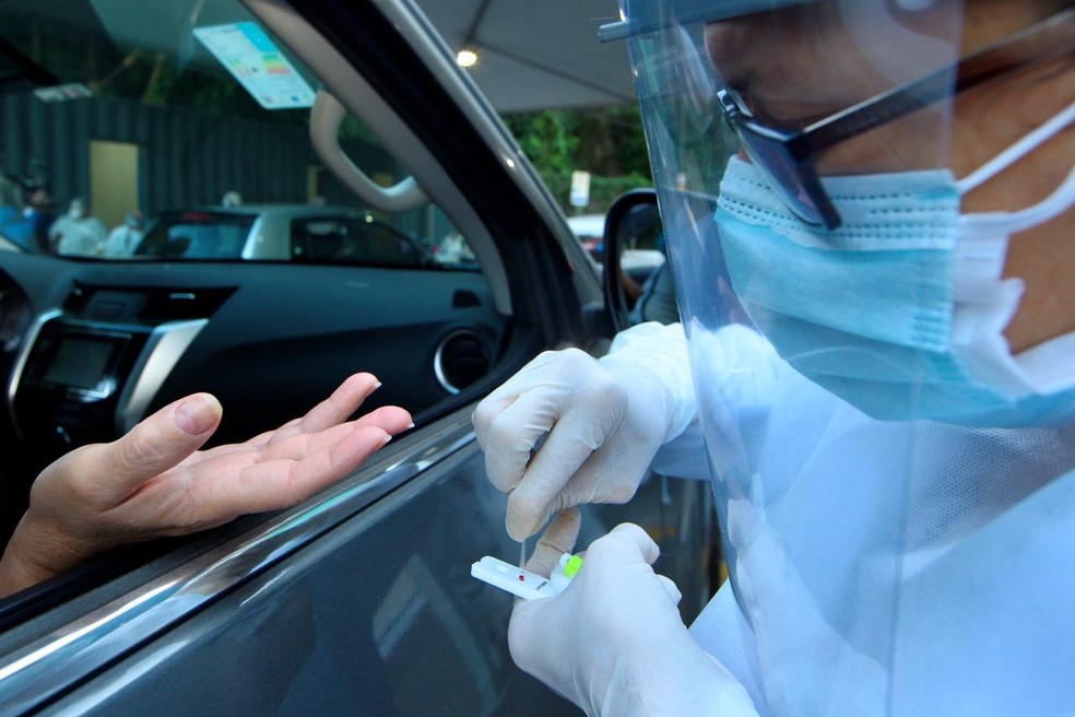 Cubat&atilde;o realizar&aacute; testes r&aacute;pidos em sistema drive-thru &mdash; Foto: Vanessa Rodrigues/Jornal A Tribuna
