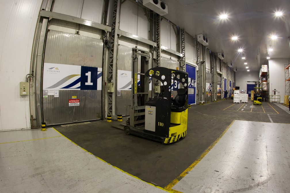 Terminal de cargas no aeroporto de Campinas — Foto: Aeroportos Brasil Viracopos 
