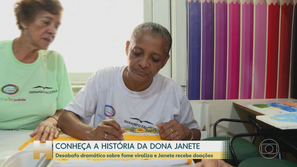 Janete Evaristo, 57 anos — Foto: TV Globo/Reprodução