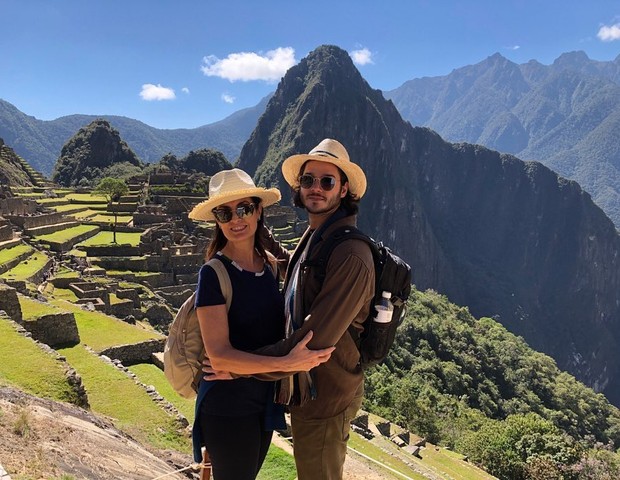 Fatima Bernarde e Tulio Gadelha no Machu Picchu (Foto: Reprodução/Instagram)