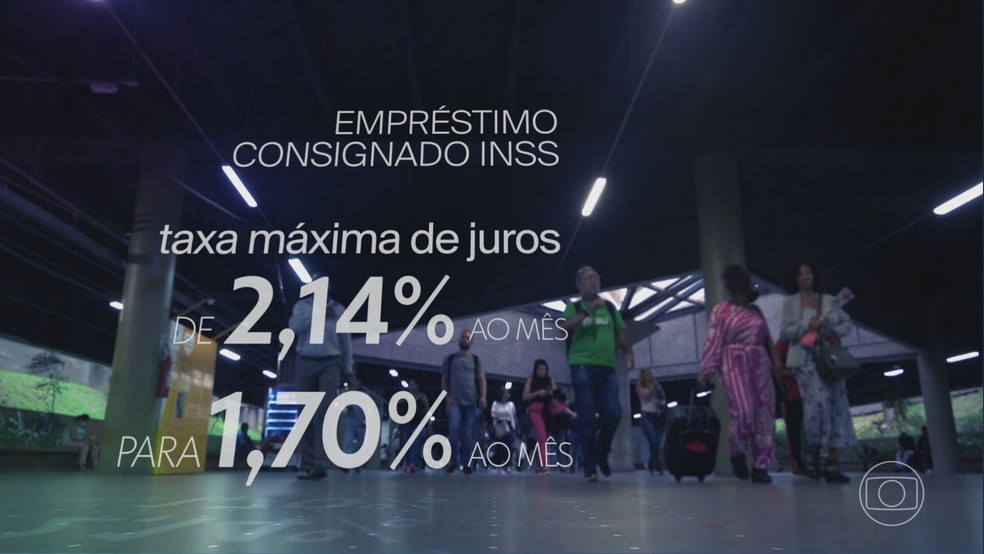 Conselho Nacional de Previdência Social reduziu a taxa máxima de juros para os contratos novos de empréstimos consignados — Foto: JN
