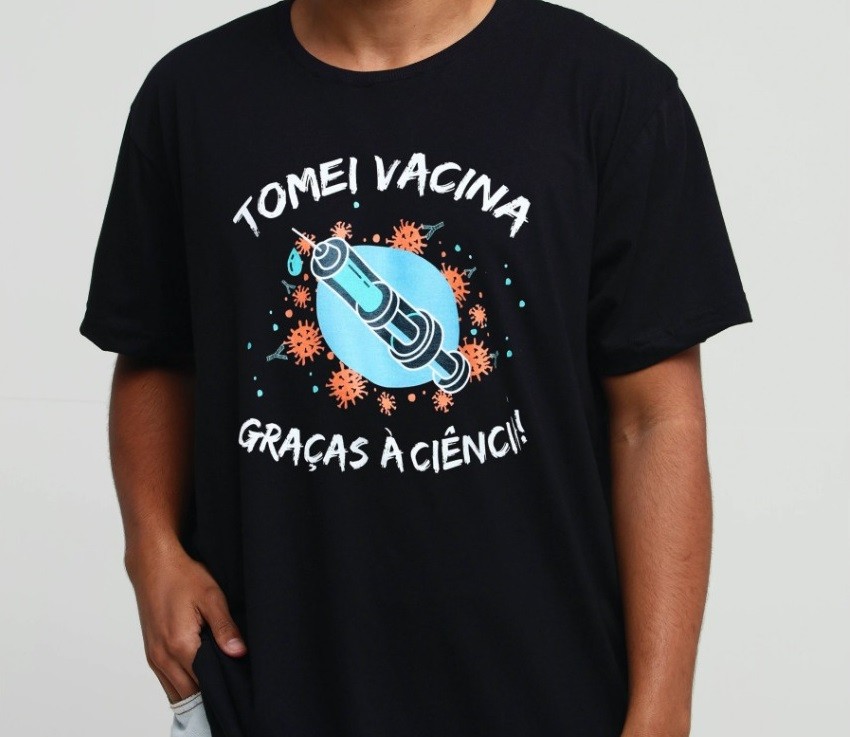 Camiseta da Chico Rei homenageia a ciência (Foto: Divulgação)