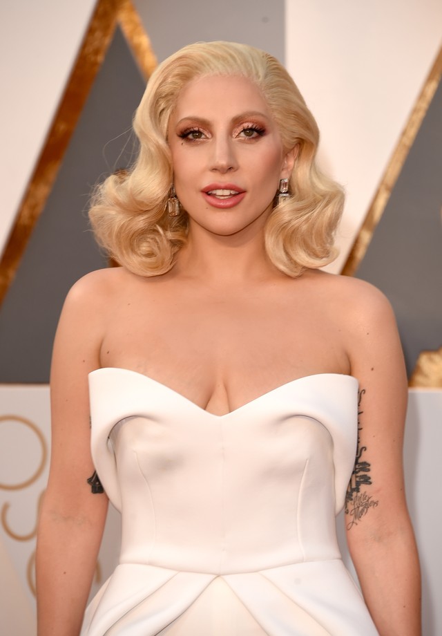Lady Gaga no Oscar 2016 (Foto: Getty Images)