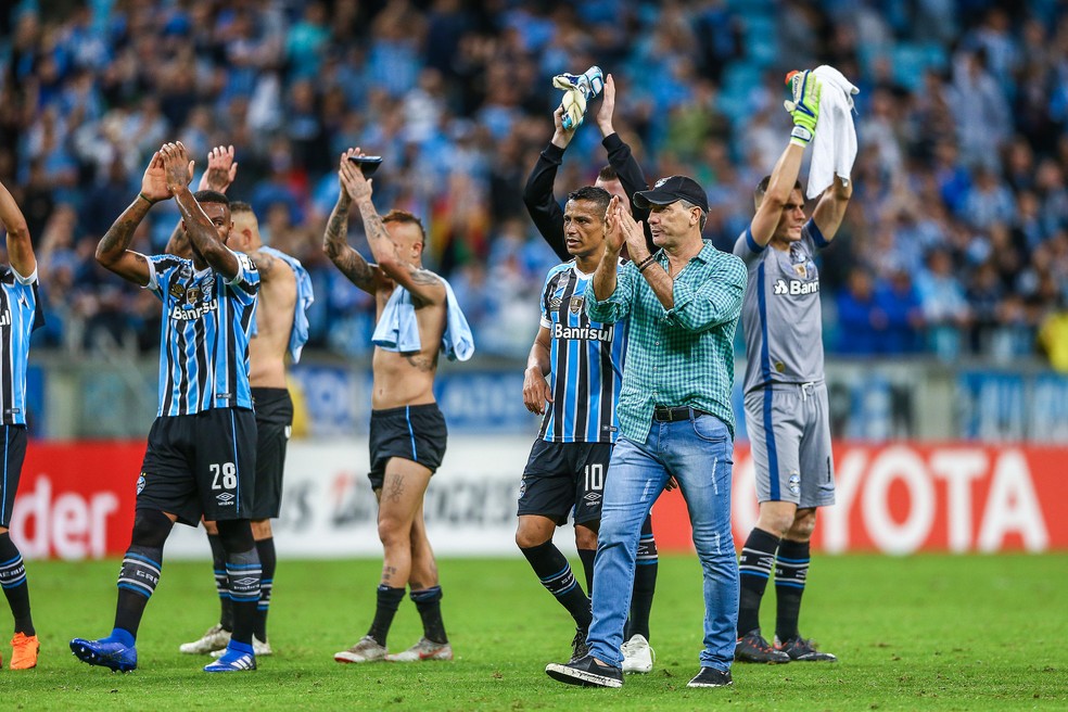 Time principal seguirá atuando no Brasileirão — Foto: Lucas Uebel / Grêmio, DVG