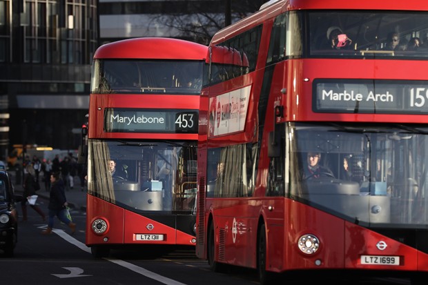  Ônibus em Londres participam de experimento cafeinado (Foto: Dan Kitwood/Getty Images)