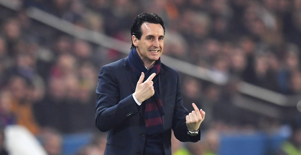 Unai Emery é cotado para deixar o PSG ao fim da temporada (Foto: AFP)