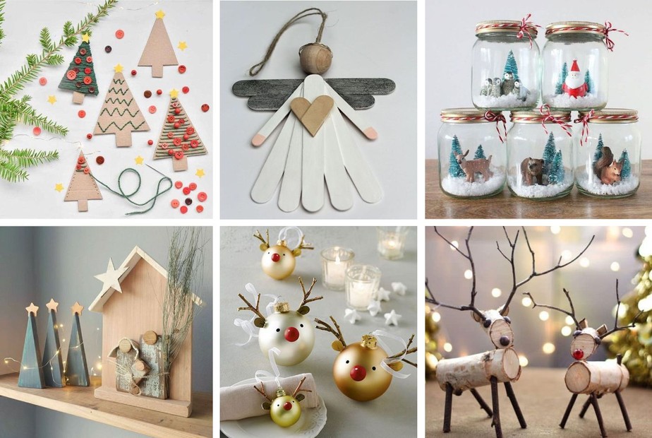 Aposte em itens reaproveitados e muita criatividade para uma decoração 'faça você mesmo' de Natal