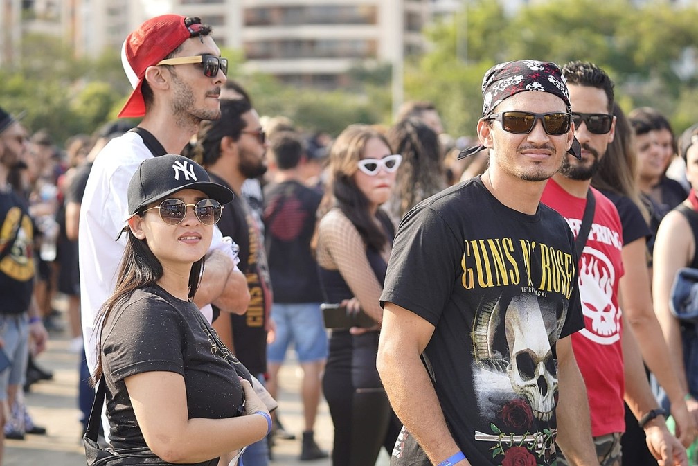 Público chega ao quarto dia de Rock in Rio 2022 — Foto: Marcos Serra Lima