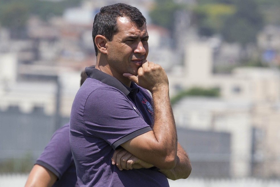 Fábio Carille tem seus 11 titulares do Corinthians definidos (Foto: Daniel Augusto Jr/Ag. Corinthians)