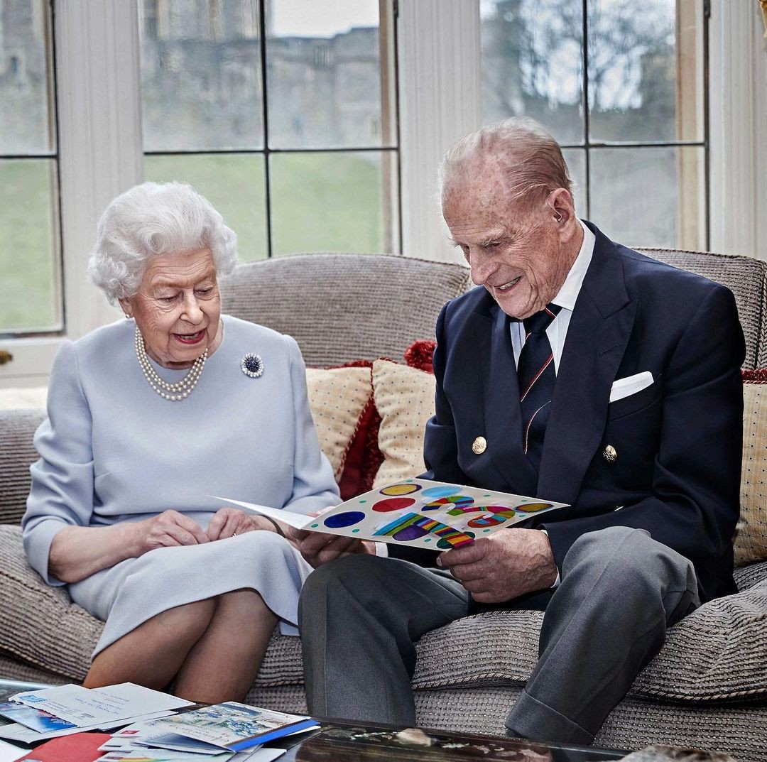 A rainha Eizabeth e o príncipe Philip (Foto: Reprodução Instagram)