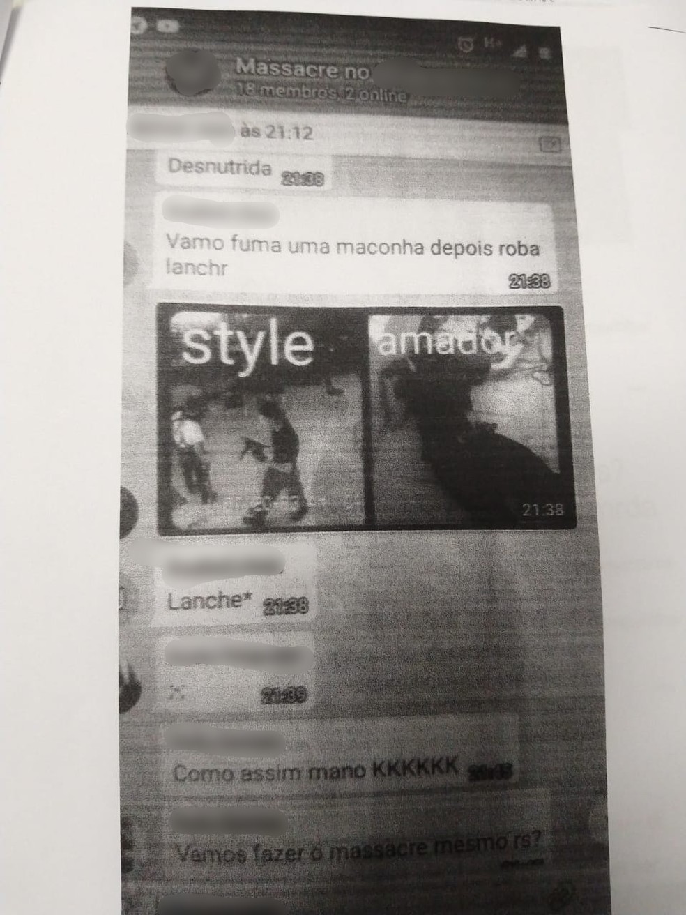 Documento foi anexado ao boletim de ocorrÃªncia. â€” Foto: PolÃ­cia Civil