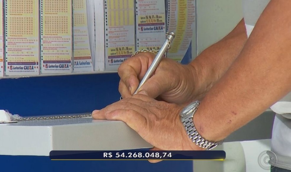 Prêmio passa dos R$ 54,2 milhões e saiu para uma única aposta feita em Assis (Foto: Reprodução / TV TEM )