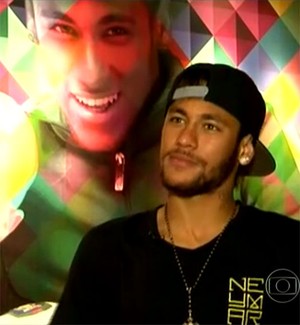 Neymar entrevista (Foto: TV Globo)