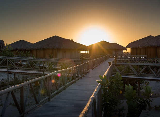 Jaguaribe Lodge & Kite, localizado no município de Fortim, no Ceará (Foto: Divulgação)