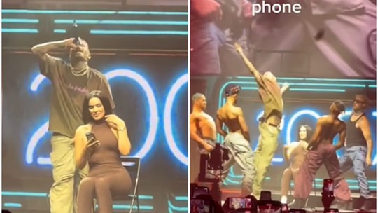 Chris Brown arremessa celular de fã na plateia após se irritar; VÍDEO