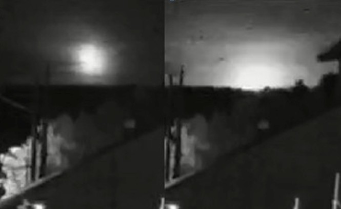 VÍDEO: câmera de segurança de residência de São Carlos capta queda de meteorito