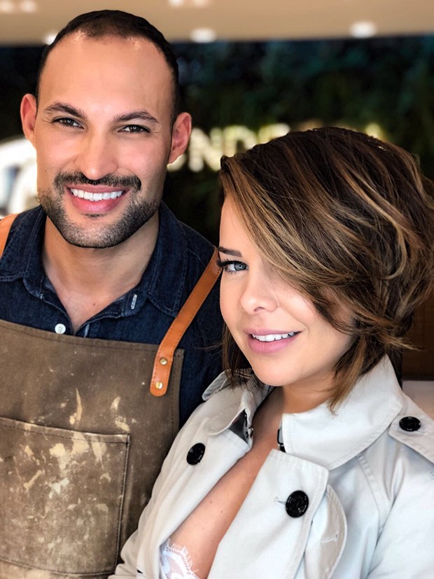 Fernanda Souza com Romeu Felipe (Foto: Divulgação)