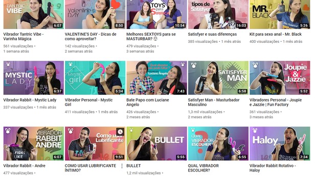 Hoje em dia, Nat também mantém um canal no YouTube com dicas de produtos eróticos. (Foto: Divulgação)