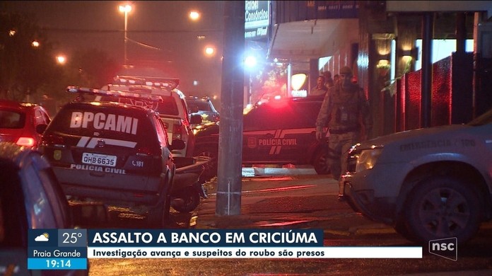Assalto Em Criciuma Suspeitos Sao Presos Com R 49 Mil Em Sc Policia Recuperou Mais De R 1 Milhao Santa Catarina G1