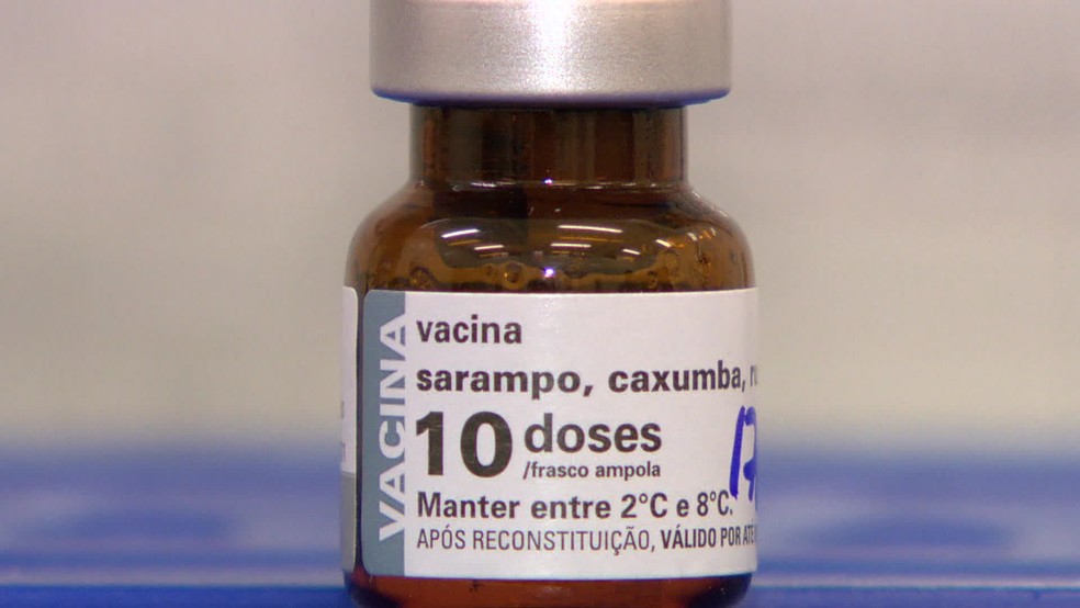 Vacina contra o sarampo (Foto: Reprodução/ TV Globo)