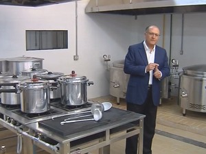 CDP conta com cozinha industrial (Foto: Reprodução / TV TEM) CDP conta com cozinha industrial (Foto: Reprodução / TV TEM)