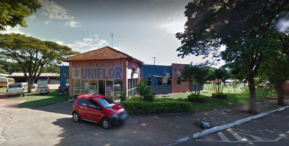 Prefeitura Municipal de Uniflor  â€” Foto: ReproduÃ§Ã£o/Street View