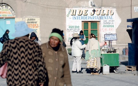 O salar de Uyuni está localizado na região mais pobre da Bolívia (Foto: Enrico Fantoni)
