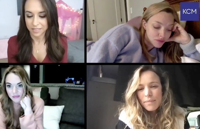 Lindsay Lohan reúne elenco de "Meninas Malvadas" para recriar cena icônica do filme (Foto: Reprodução/Instagram)