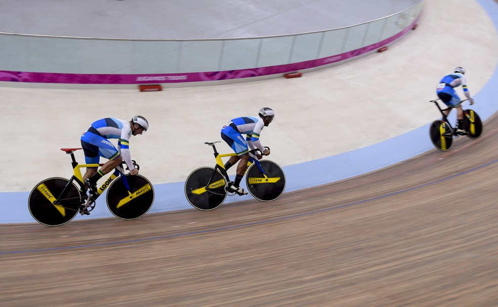 Equipe do Brasil conquista a medalha de bronze — Foto: Washington Alves/COB