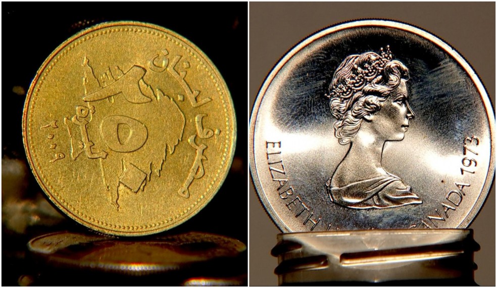 Moedas de outros pa�ses tamb�m fazem parte da cole��o de Nathalino � Foto: TV TEM/Reprodu��o