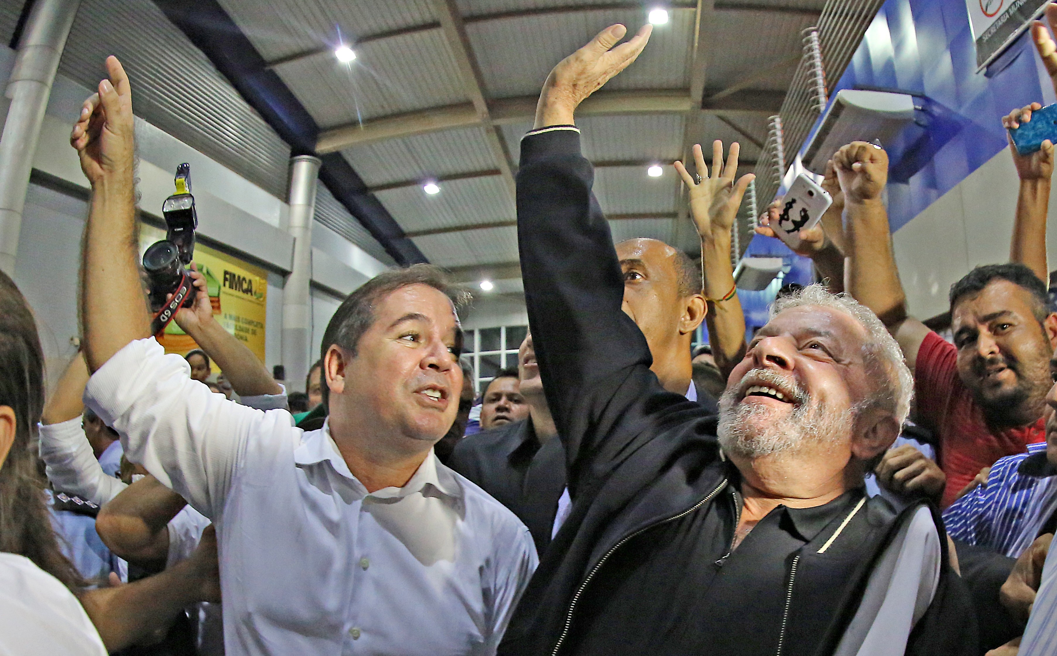 Ex-presidente Lula chega a Rio Branco, capital do Acre (Foto: Ricardo Stuckert/ Instituto Lula)