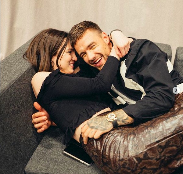 O músico Liam Payne com a namorada, a modelo Maya Henry (Foto: Instagram)