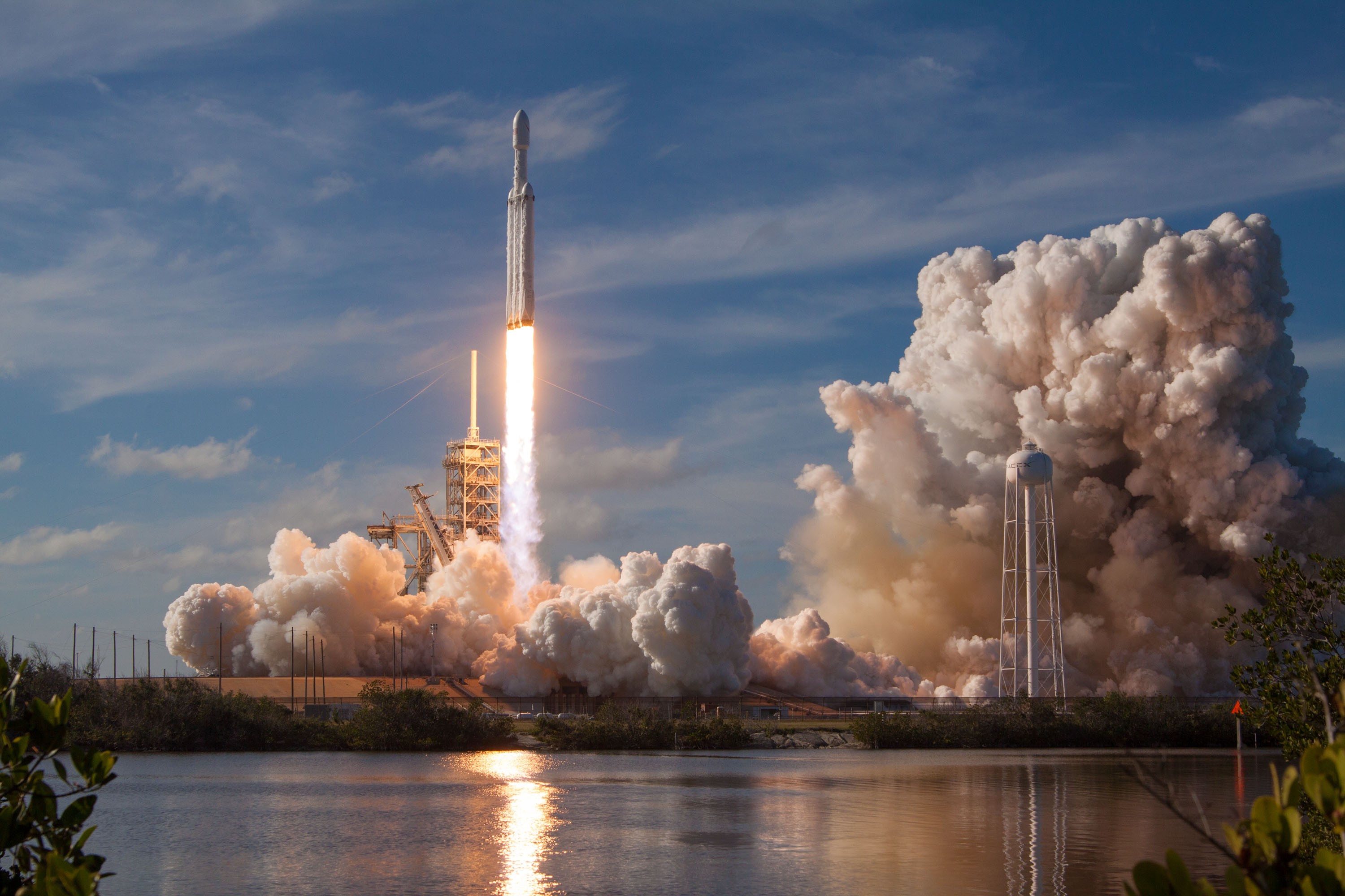 Lançamento de um foguete Falcon 9, da SpaceX, em 2018 (Foto: Wikimedia commons)