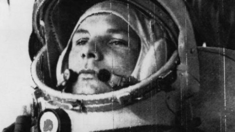 BBC Yuri Gagarin foi primeira pessoa a chegar ao espaço (Foto: Getty via BBC)
