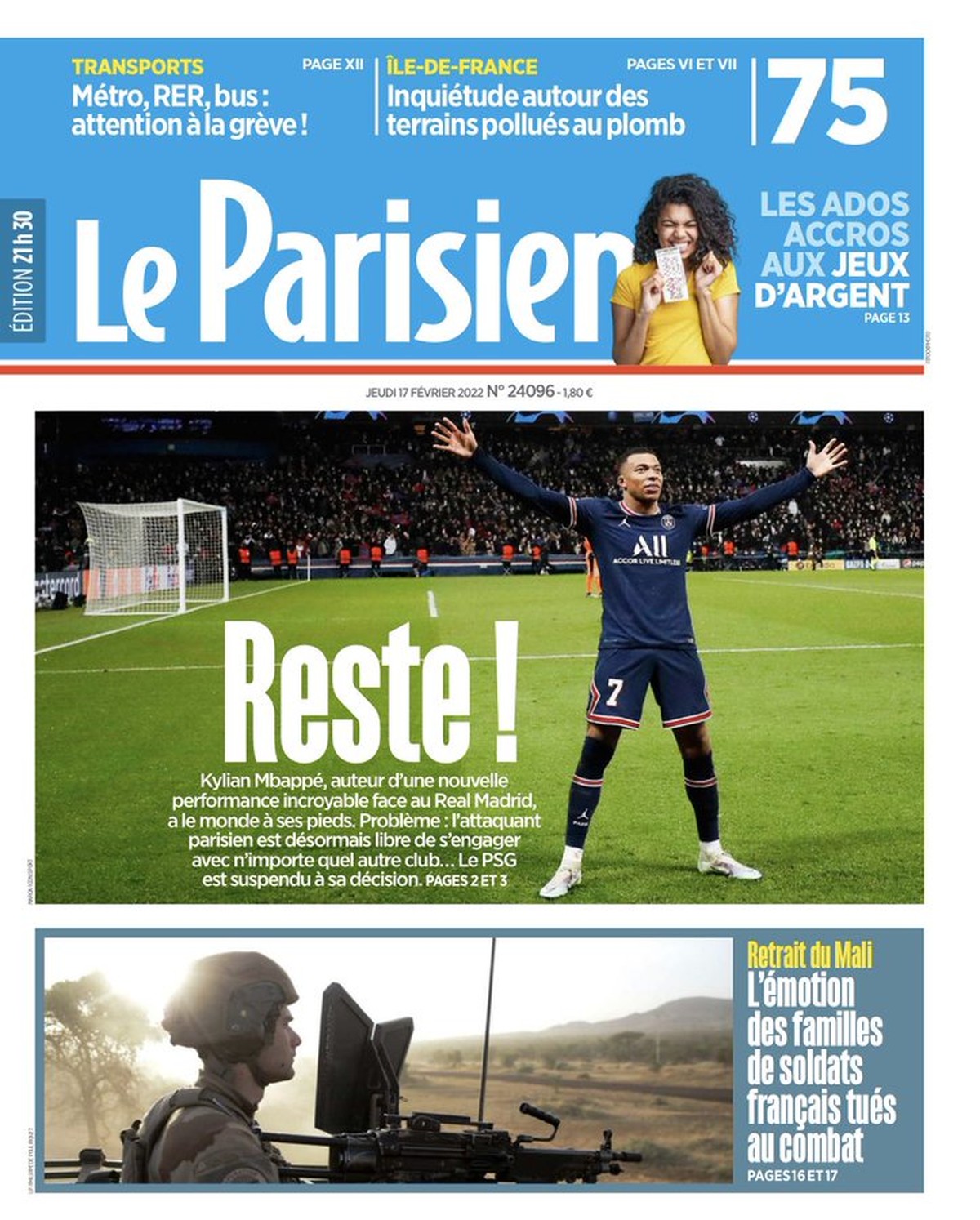 Le PSG tente de convaincre Mbappé de rester, mais la star a déjà refusé deux offres de prolongation, selon le journal |  football français