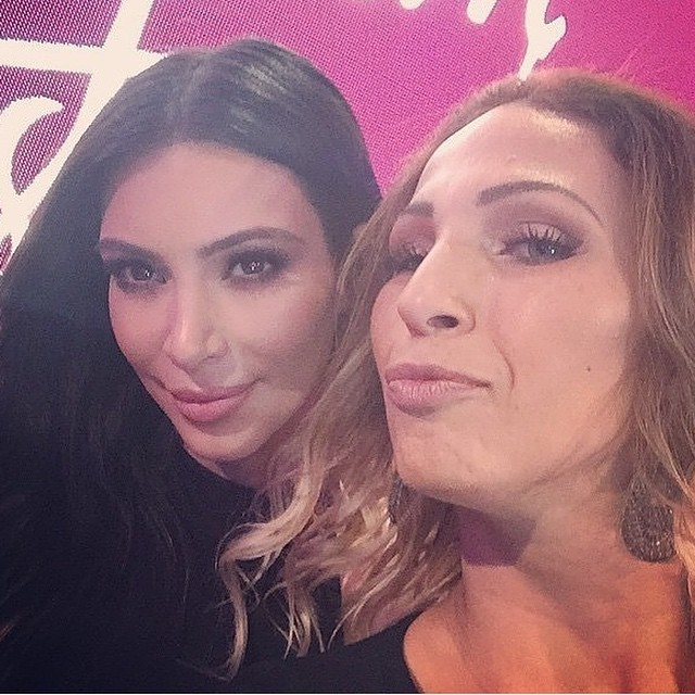Kim Kardashian e Valesca Popozuda (Foto: Reprodução/Instagram)