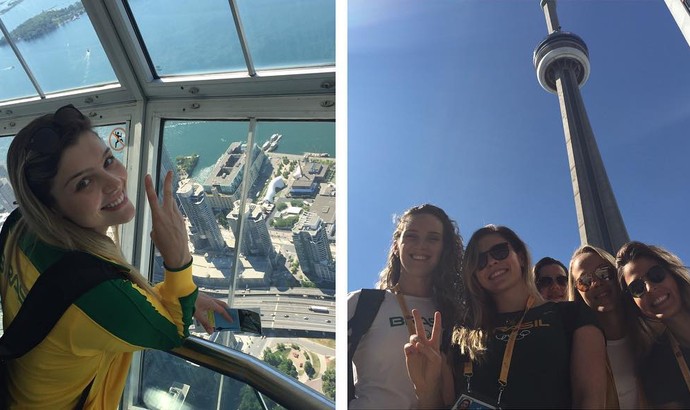 Ponteira Rosamaria publica foto do alto da CN Tower (Foto: Reprodução/Instagram)