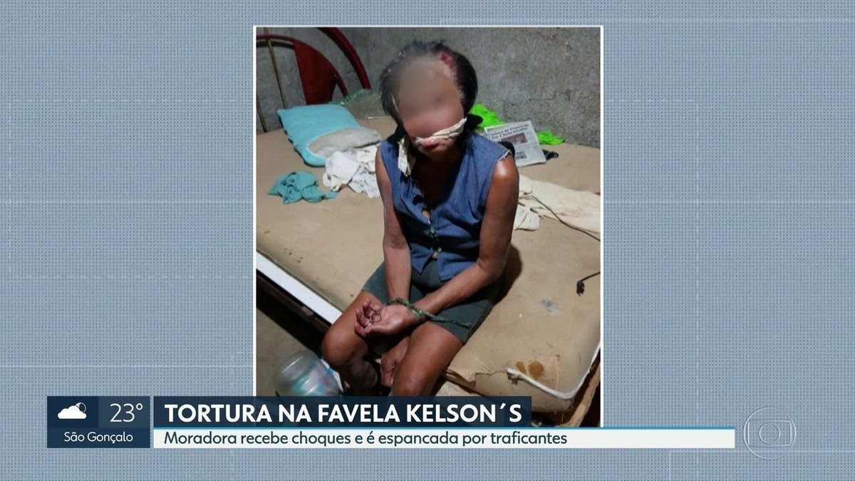 Mulher é torturada por traficantes na favela da Kelson's, na Zona Norte