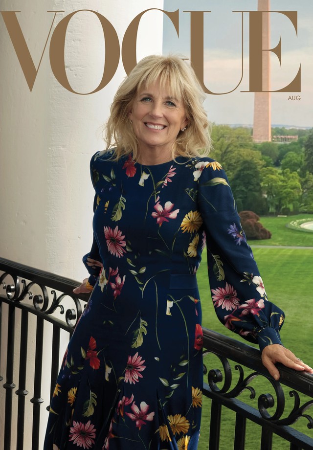 Dra. Jill Biden na capa da Vogue América de agosto  (Foto: ANNIE LEIBOVITZ/ VOGUE AMÉRICA)